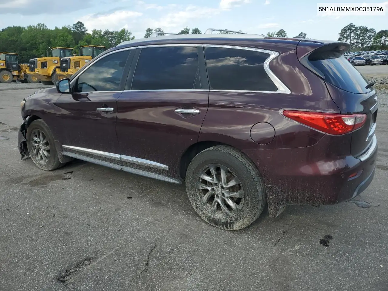 2013 Infiniti Jx35 VIN: 5N1AL0MMXDC351796 Lot: 55423745
