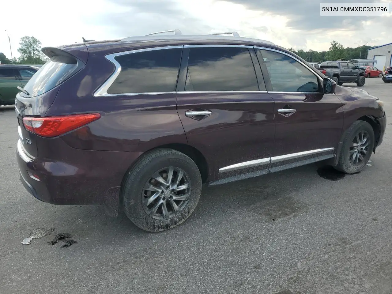 2013 Infiniti Jx35 VIN: 5N1AL0MMXDC351796 Lot: 55423745