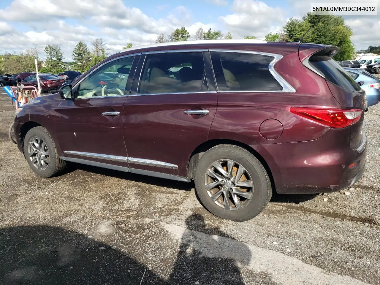 2013 Infiniti Jx35 VIN: 5N1AL0MM3DC344012 Lot: 55579725