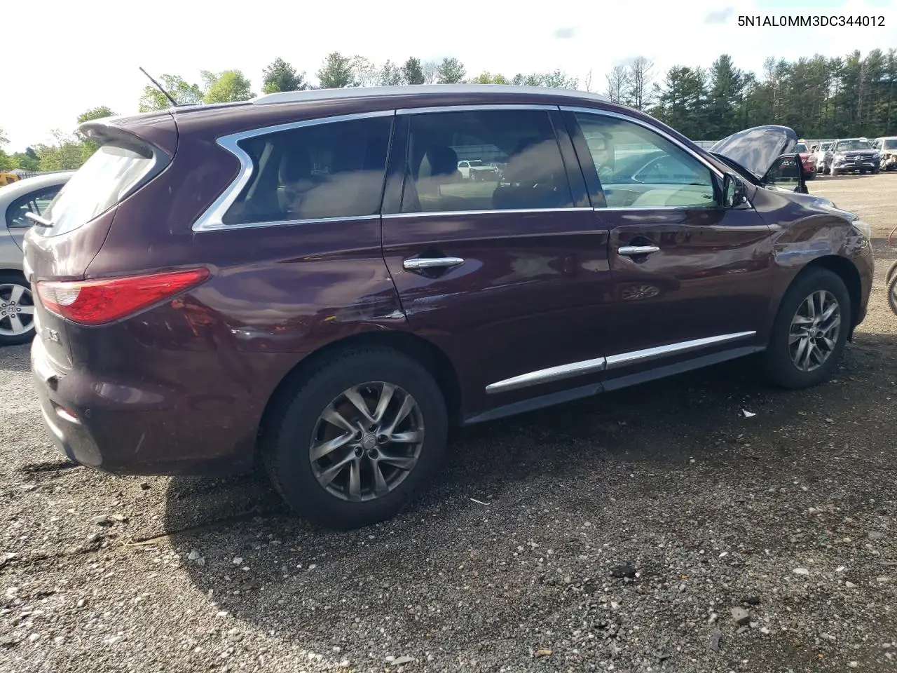 2013 Infiniti Jx35 VIN: 5N1AL0MM3DC344012 Lot: 55579725