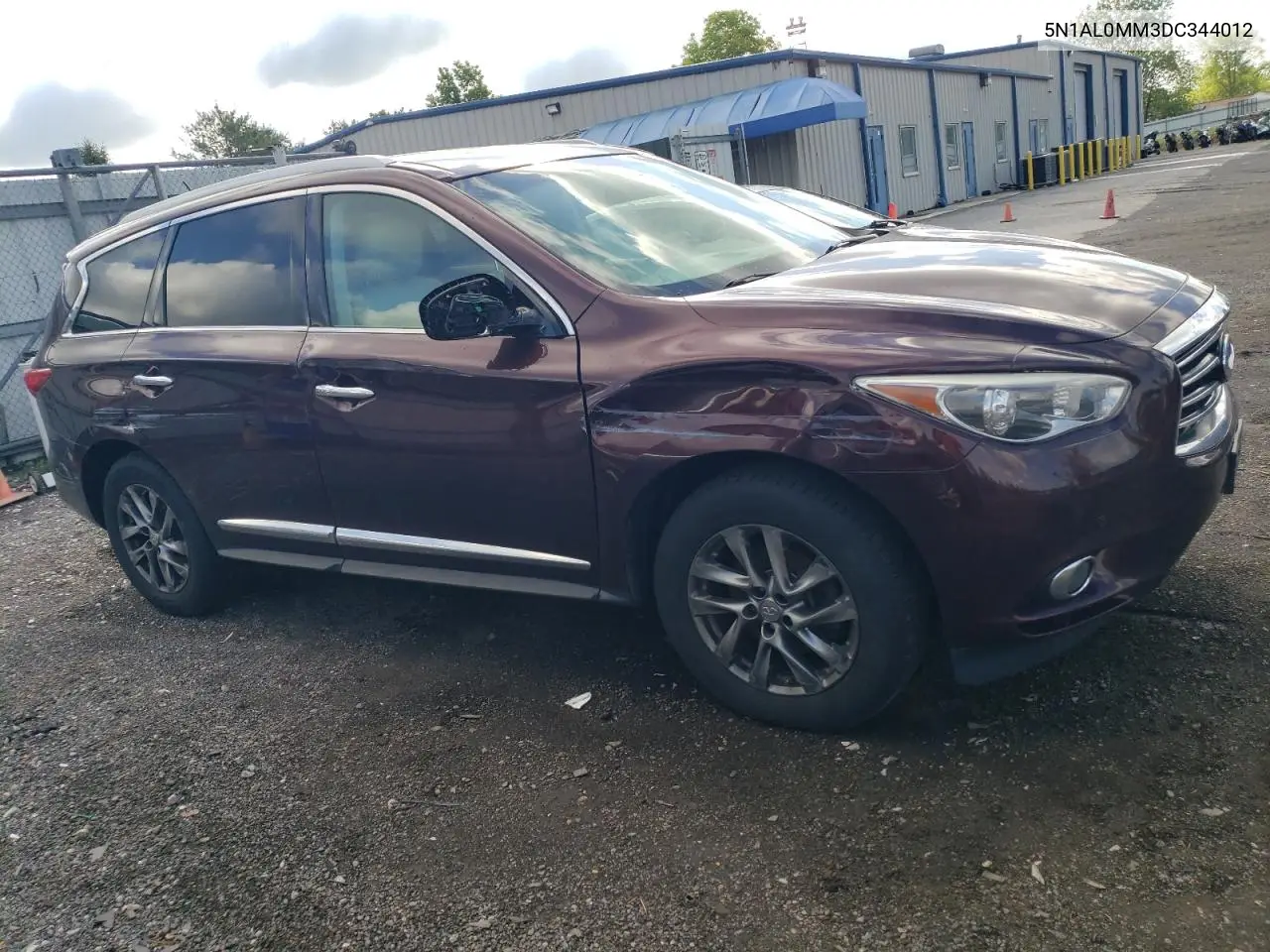 2013 Infiniti Jx35 VIN: 5N1AL0MM3DC344012 Lot: 55579725