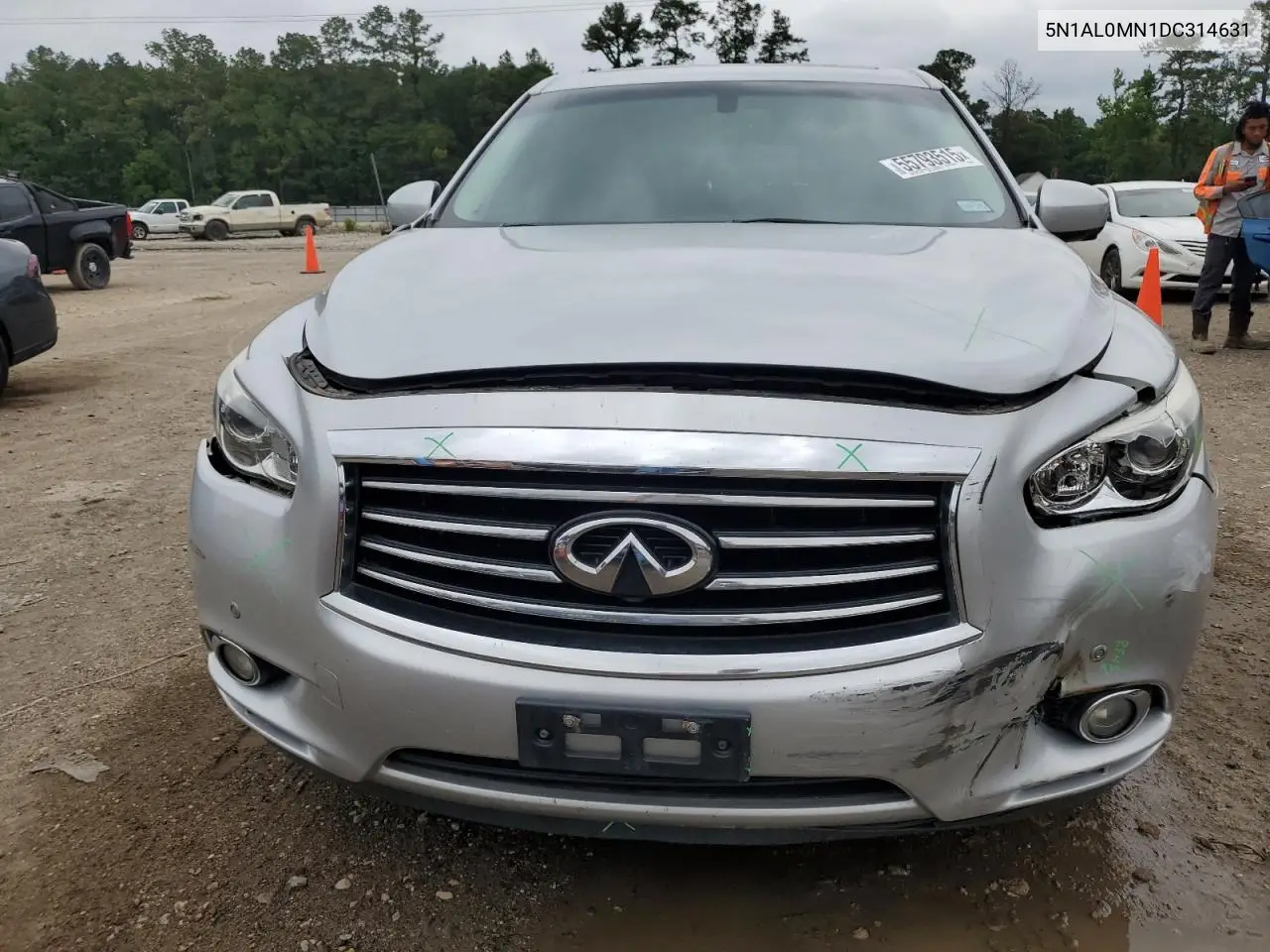 2013 Infiniti Jx35 VIN: 5N1AL0MN1DC314631 Lot: 55793515