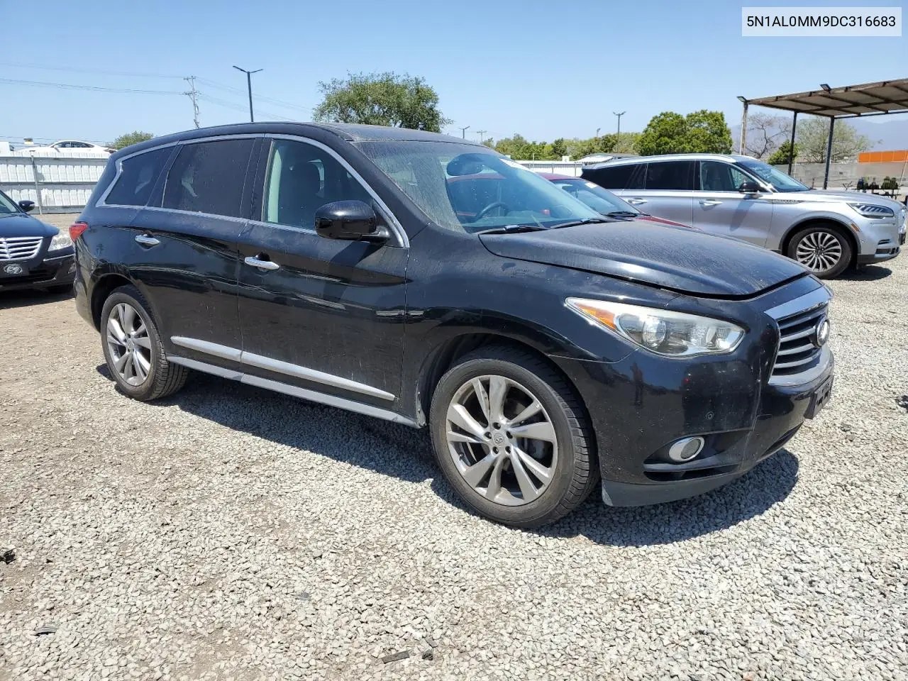2013 Infiniti Jx35 VIN: 5N1AL0MM9DC316683 Lot: 55830225