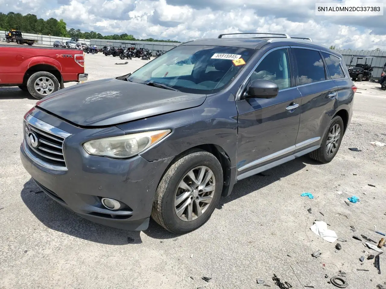 2013 Infiniti Jx35 VIN: 5N1AL0MN2DC337383 Lot: 55915945