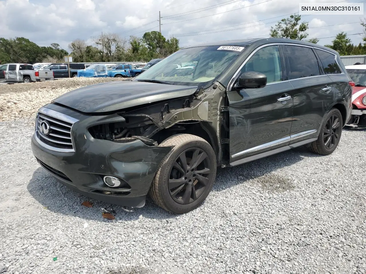 2013 Infiniti Jx35 VIN: 5N1AL0MN3DC310161 Lot: 56137685