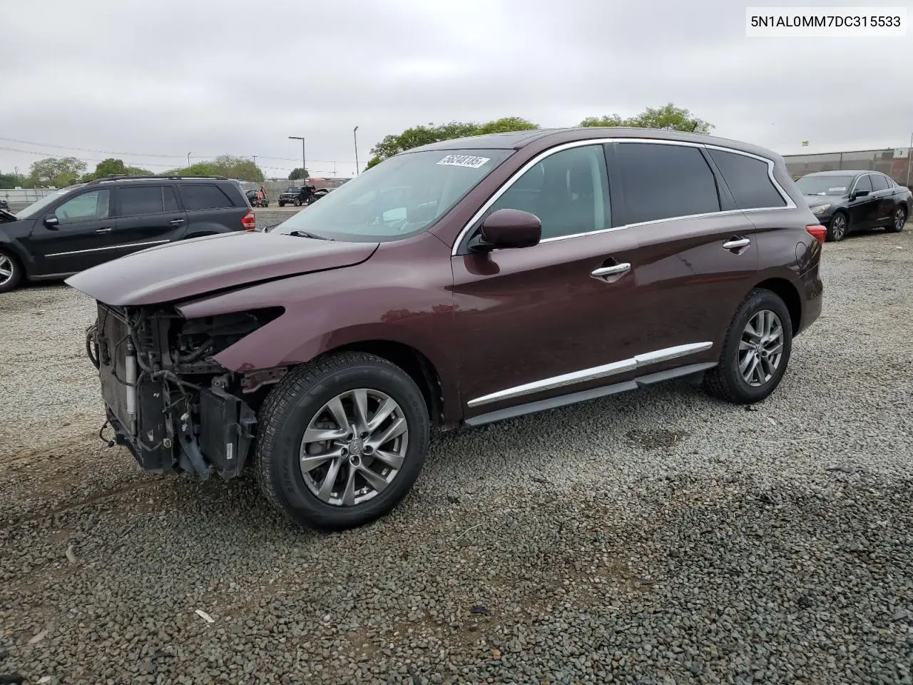 2013 Infiniti Jx35 VIN: 5N1AL0MM7DC315533 Lot: 56248185