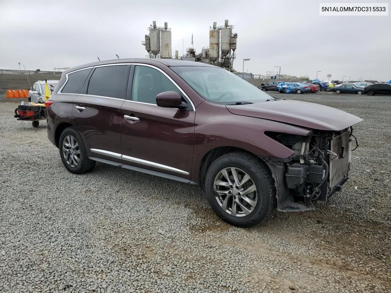 2013 Infiniti Jx35 VIN: 5N1AL0MM7DC315533 Lot: 56248185
