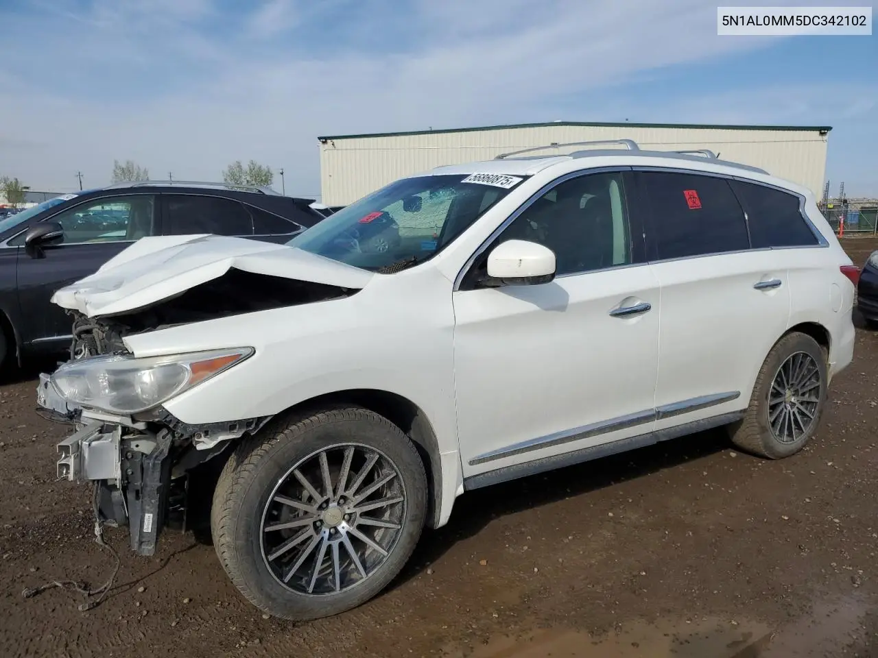 2013 Infiniti Jx35 VIN: 5N1AL0MM5DC342102 Lot: 56860875