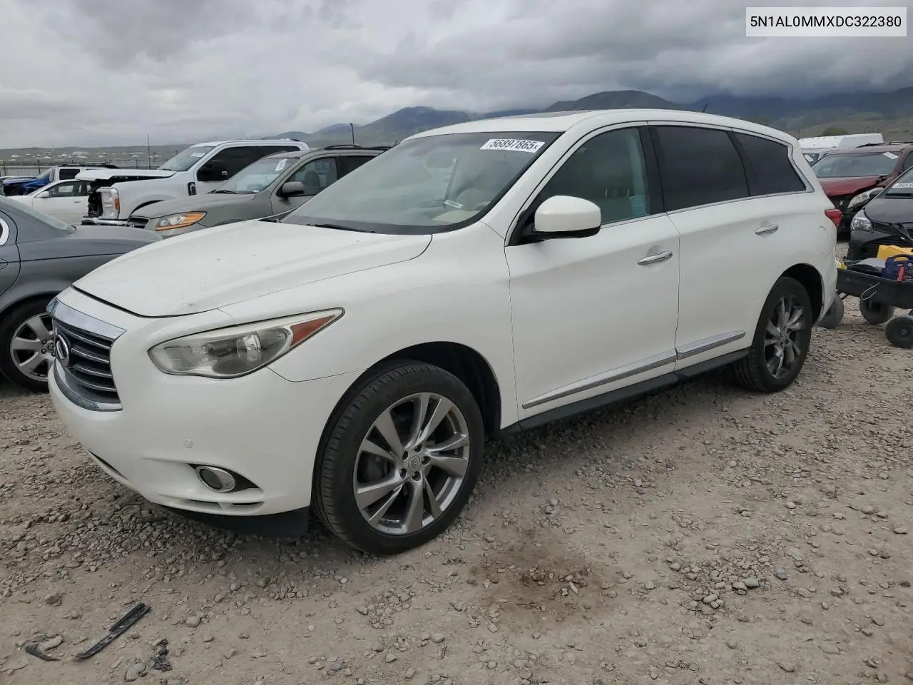 2013 Infiniti Jx35 VIN: 5N1AL0MMXDC322380 Lot: 56897865