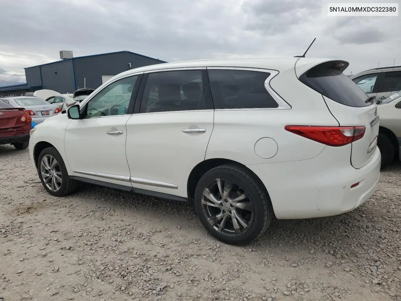 2013 Infiniti Jx35 VIN: 5N1AL0MMXDC322380 Lot: 56897865