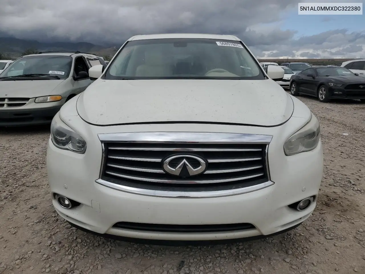 2013 Infiniti Jx35 VIN: 5N1AL0MMXDC322380 Lot: 56897865