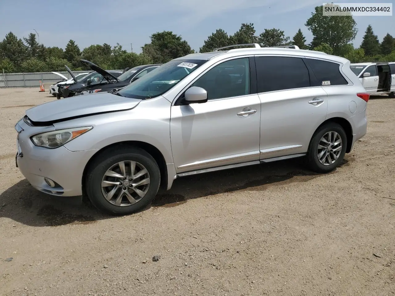 2013 Infiniti Jx35 VIN: 5N1AL0MMXDC334402 Lot: 59037825