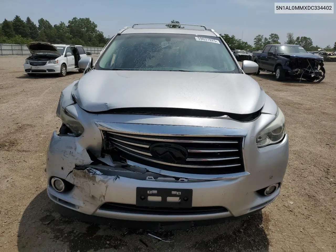 2013 Infiniti Jx35 VIN: 5N1AL0MMXDC334402 Lot: 59037825