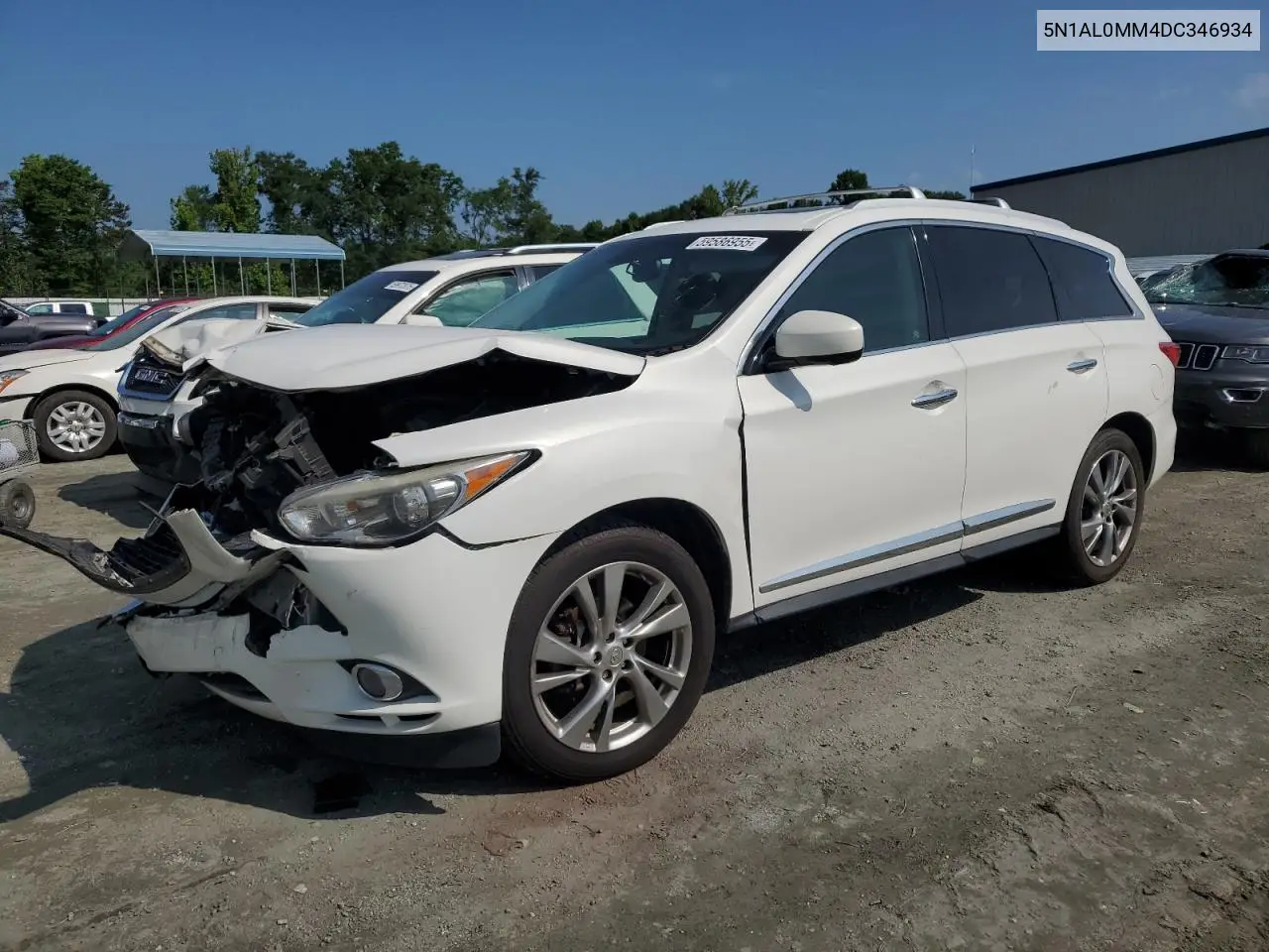 2013 Infiniti Jx35 VIN: 5N1AL0MM4DC346934 Lot: 59586955