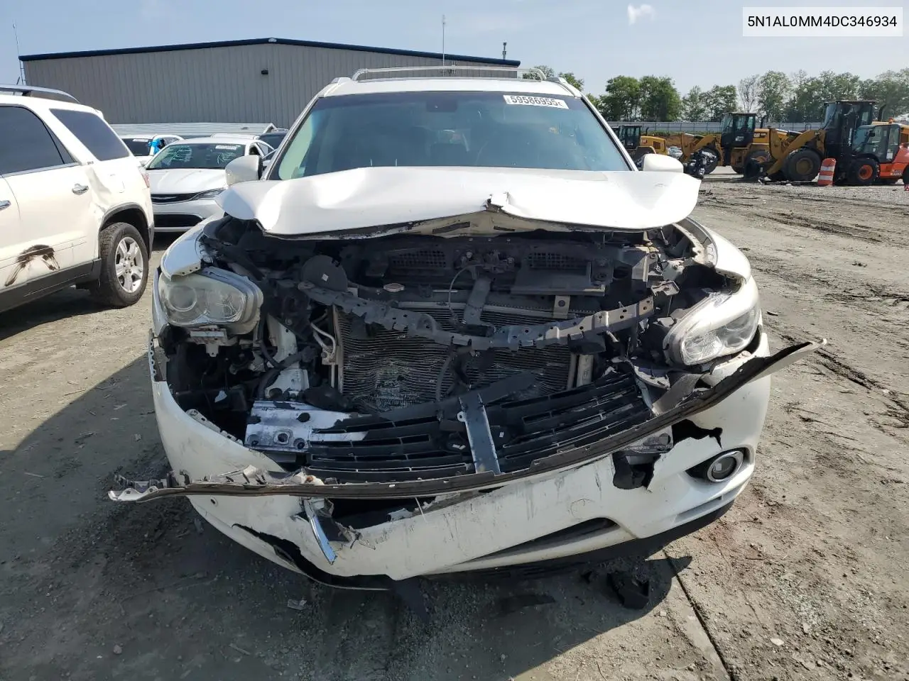 2013 Infiniti Jx35 VIN: 5N1AL0MM4DC346934 Lot: 59586955