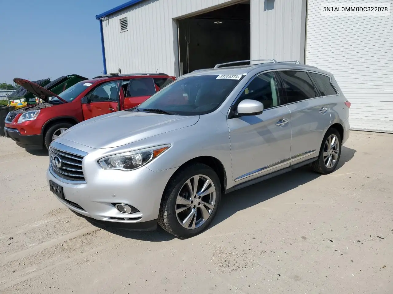 2013 Infiniti Jx35 VIN: 5N1AL0MM0DC322078 Lot: 59589375