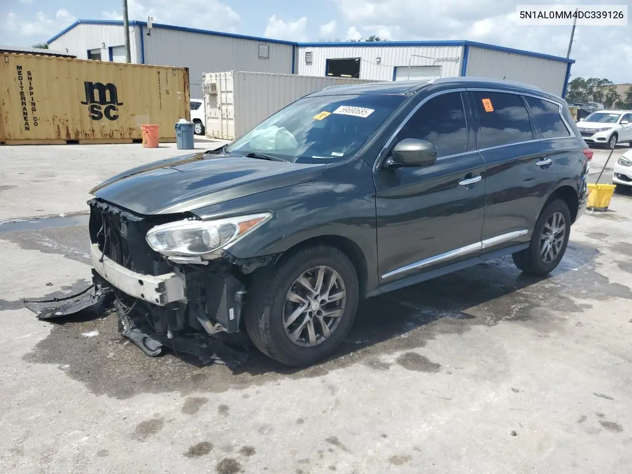 2013 Infiniti Jx35 VIN: 5N1AL0MM4DC339126 Lot: 59690685