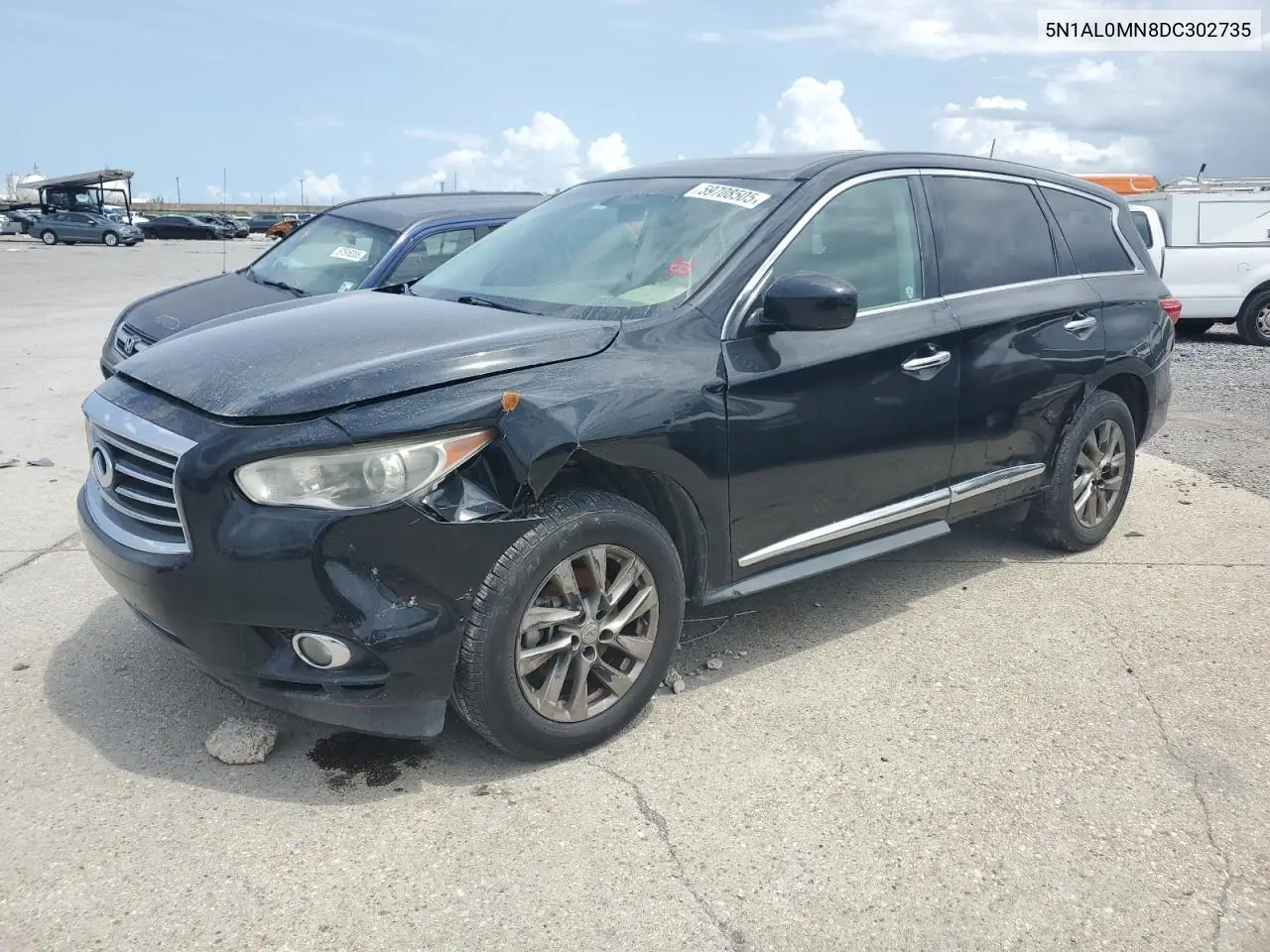 5N1AL0MN8DC302735 2013 Infiniti Jx35