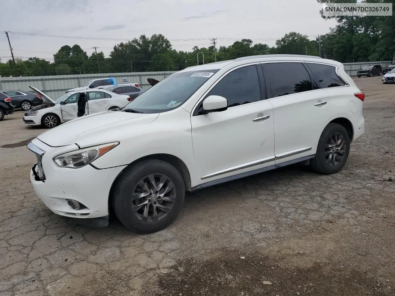 2013 Infiniti Jx35 VIN: 5N1AL0MN7DC326749 Lot: 60223095