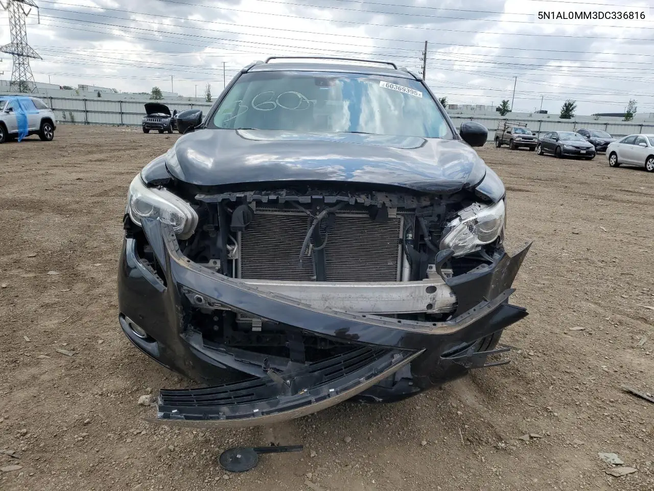 2013 Infiniti Jx35 VIN: 5N1AL0MM3DC336816 Lot: 60369395