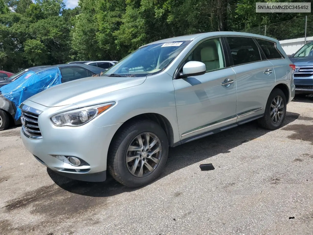 2013 Infiniti Jx35 VIN: 5N1AL0MN2DC345452 Lot: 60818815