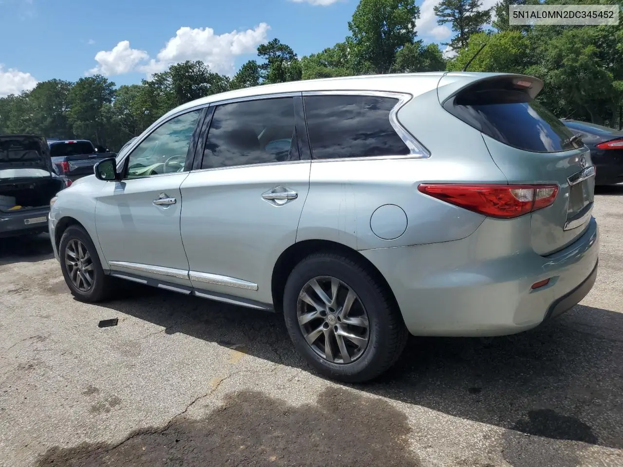 2013 Infiniti Jx35 VIN: 5N1AL0MN2DC345452 Lot: 60818815