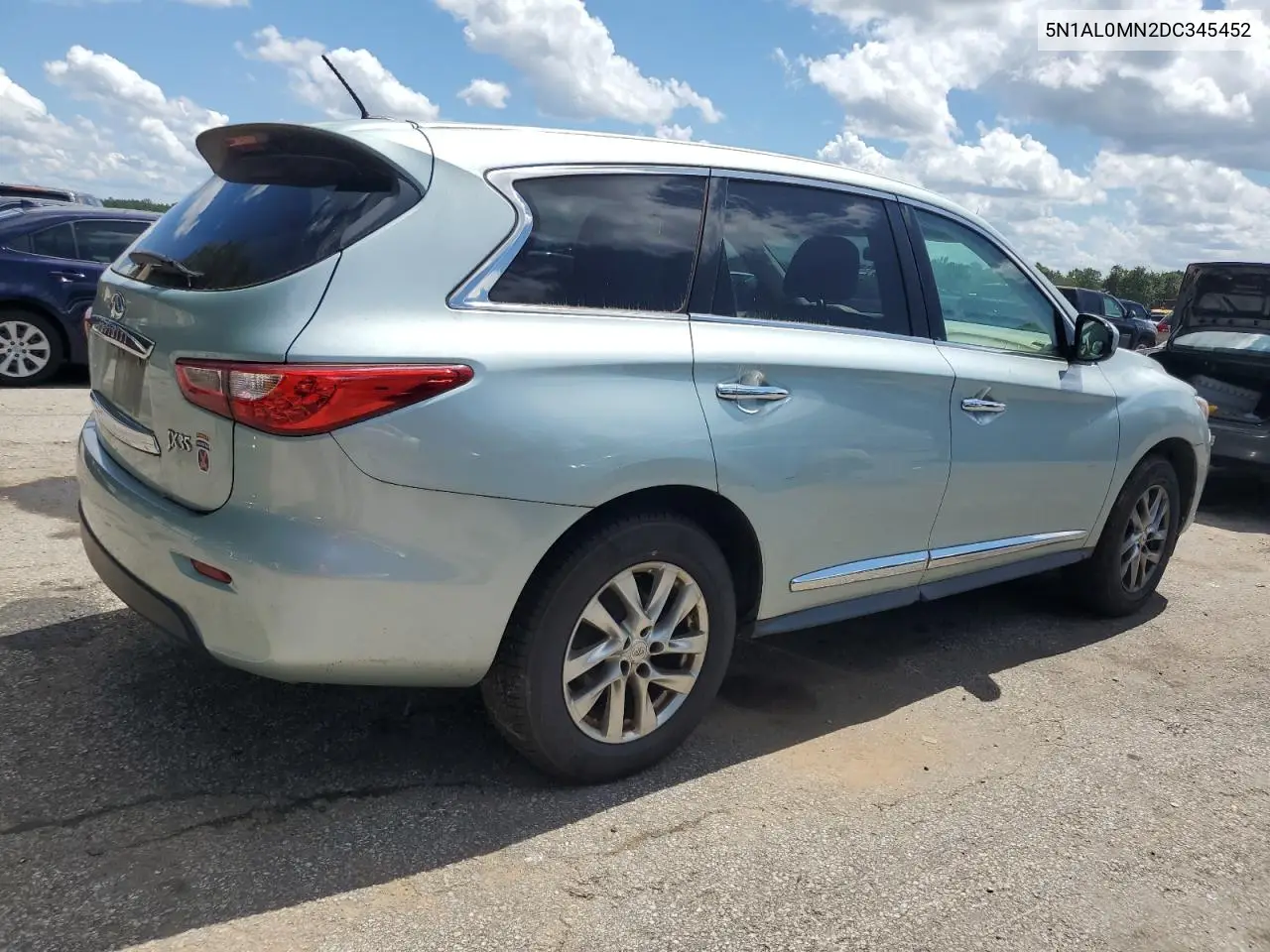 2013 Infiniti Jx35 VIN: 5N1AL0MN2DC345452 Lot: 60818815