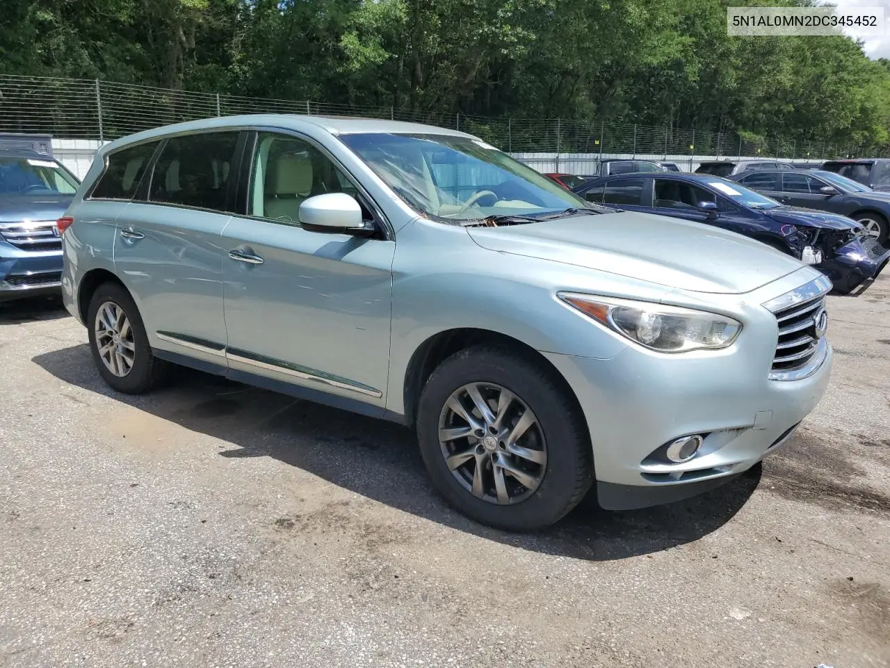 2013 Infiniti Jx35 VIN: 5N1AL0MN2DC345452 Lot: 60818815