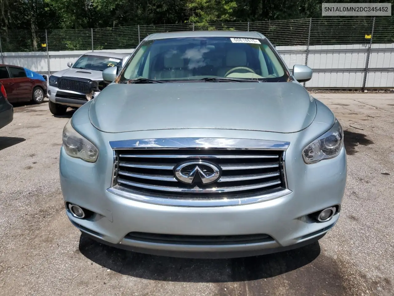 2013 Infiniti Jx35 VIN: 5N1AL0MN2DC345452 Lot: 60818815