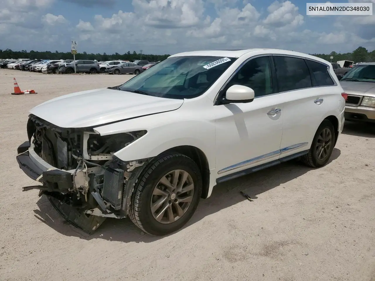 2013 Infiniti Jx35 VIN: 5N1AL0MN2DC348030 Lot: 60838095