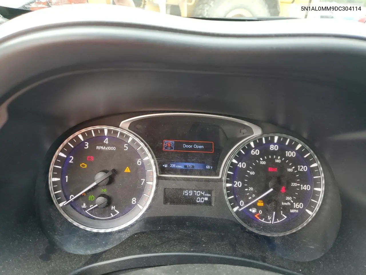 2013 Infiniti Jx35 VIN: 5N1AL0MM9DC304114 Lot: 60911195
