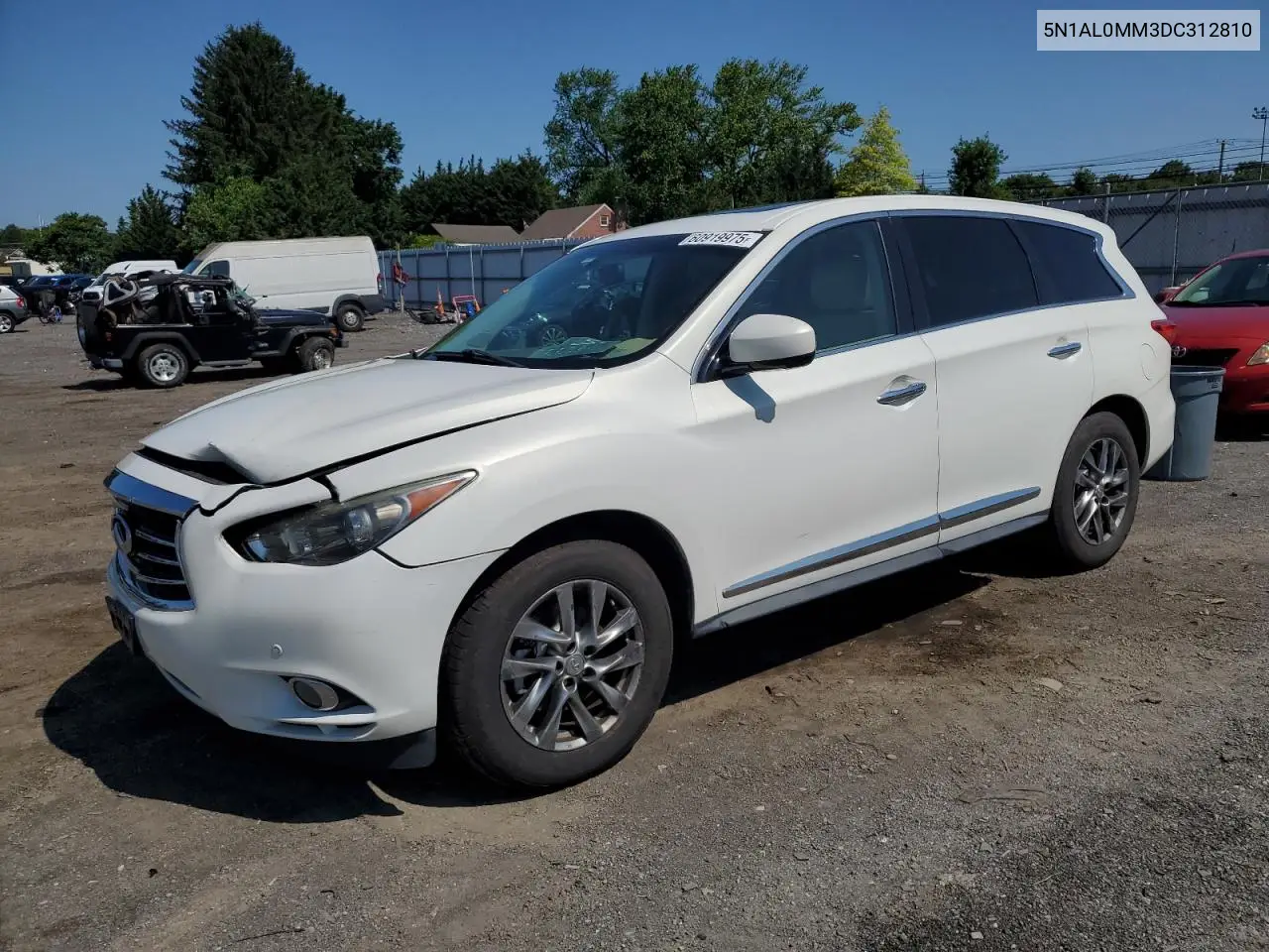 2013 Infiniti Jx35 VIN: 5N1AL0MM3DC312810 Lot: 60919975