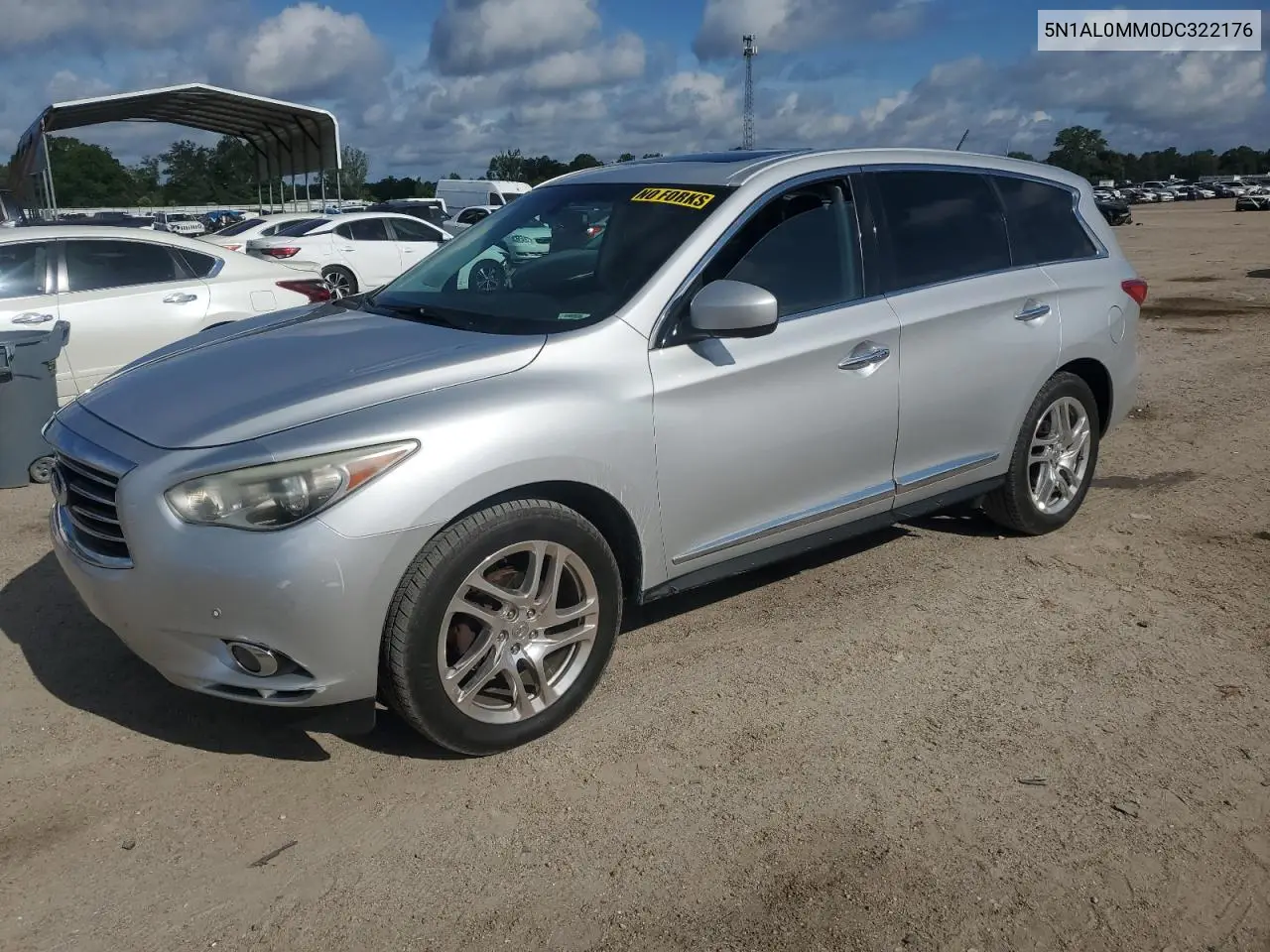 2013 Infiniti Jx35 VIN: 5N1AL0MM0DC322176 Lot: 60920875