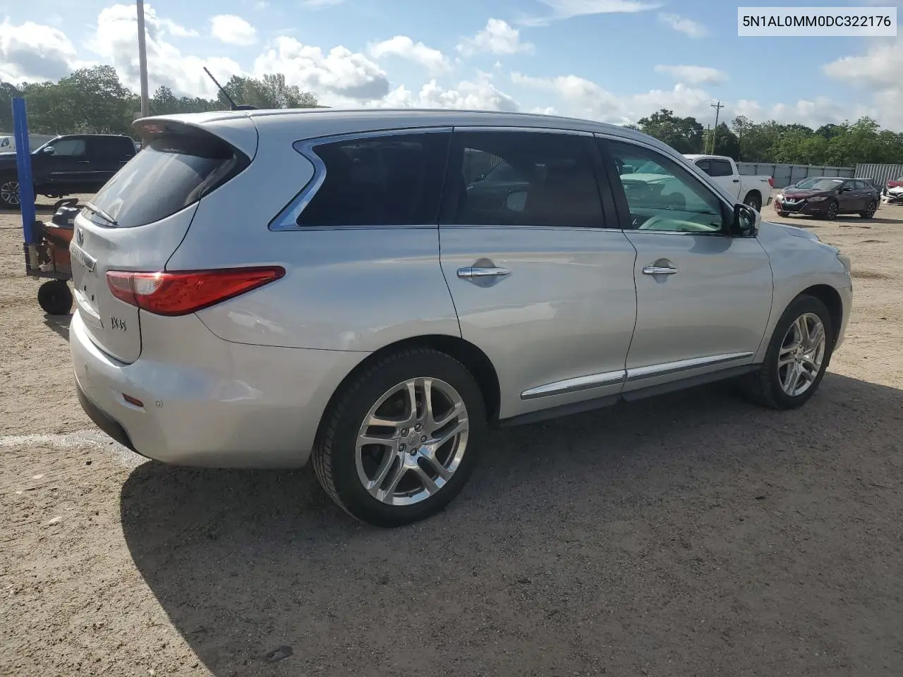 2013 Infiniti Jx35 VIN: 5N1AL0MM0DC322176 Lot: 60920875