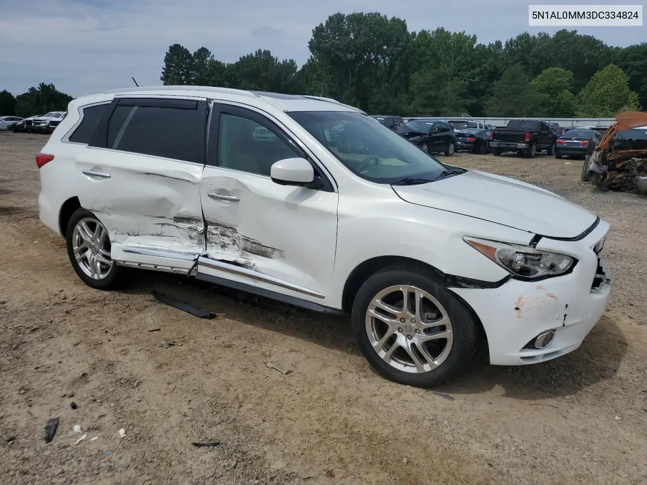 2013 Infiniti Jx35 VIN: 5N1AL0MM3DC334824 Lot: 61209115