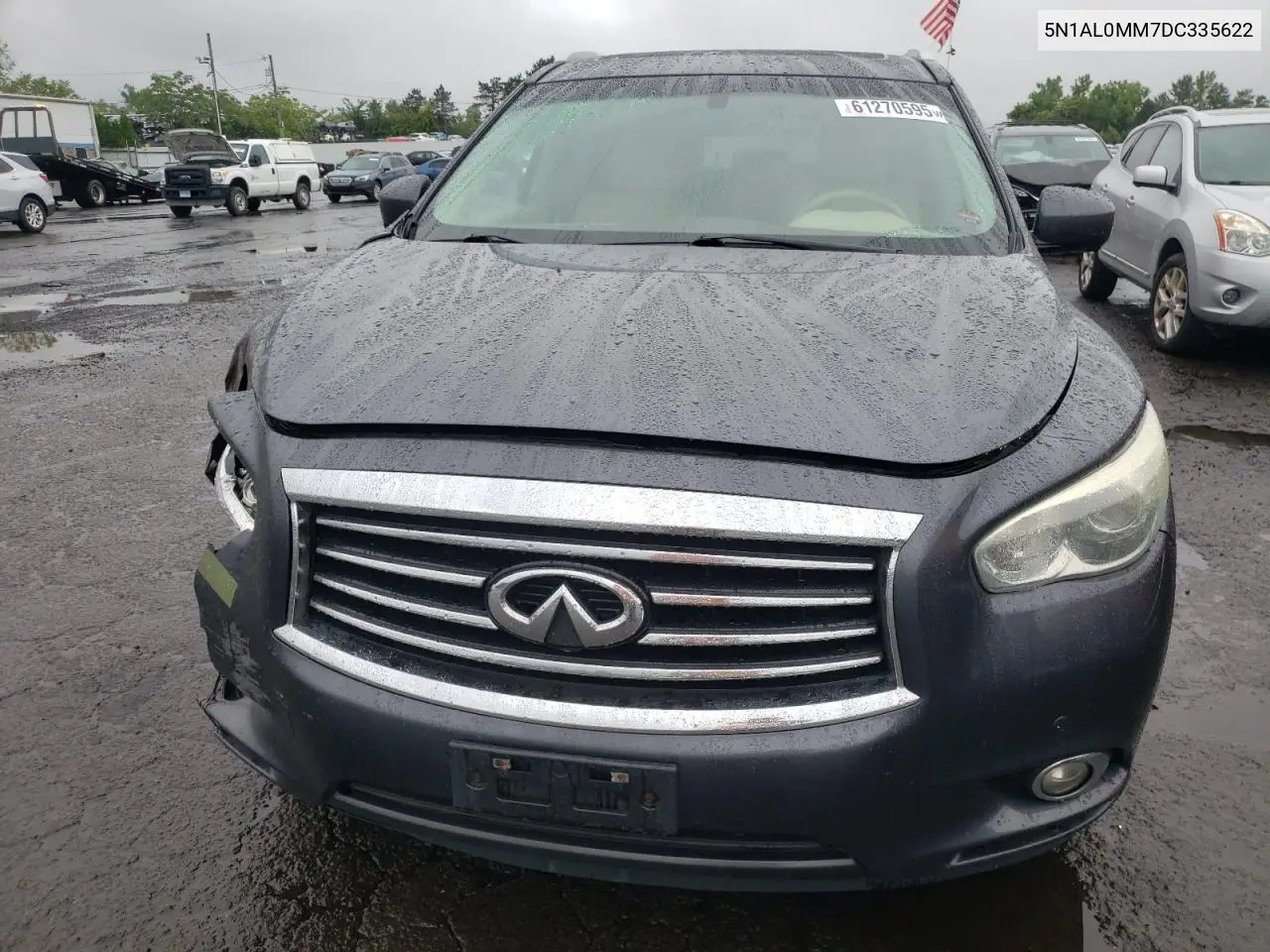 2013 Infiniti Jx35 VIN: 5N1AL0MM7DC335622 Lot: 61270595