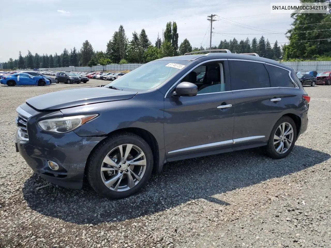 2013 Infiniti Jx35 VIN: 5N1AL0MM0DC342119 Lot: 61740735