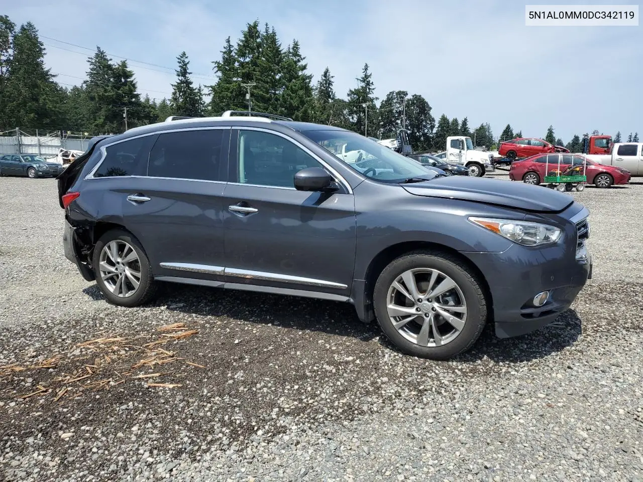 2013 Infiniti Jx35 VIN: 5N1AL0MM0DC342119 Lot: 61740735