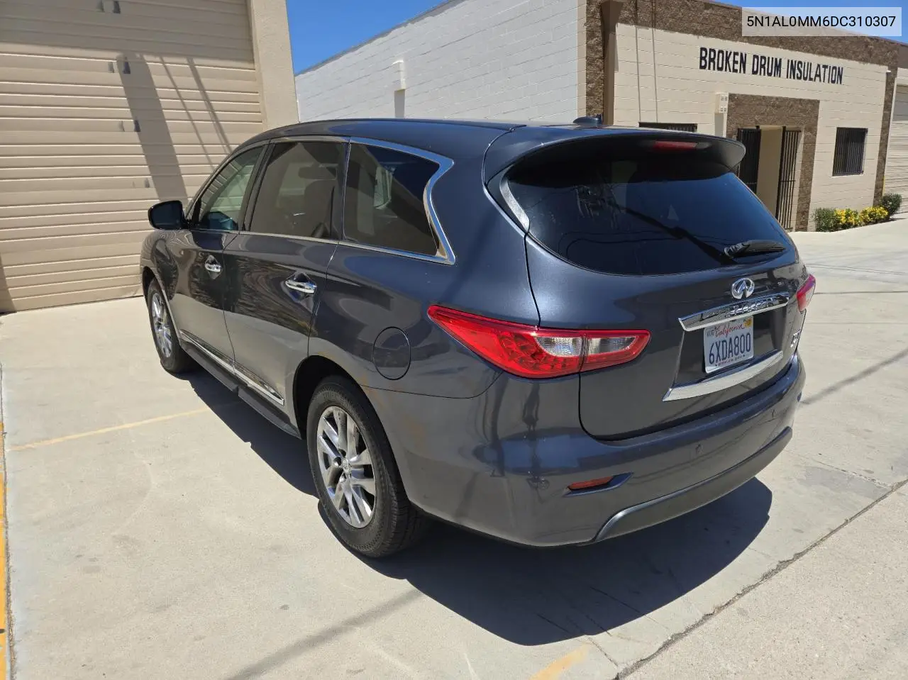 2013 Infiniti Jx35 VIN: 5N1AL0MM6DC310307 Lot: 61852915