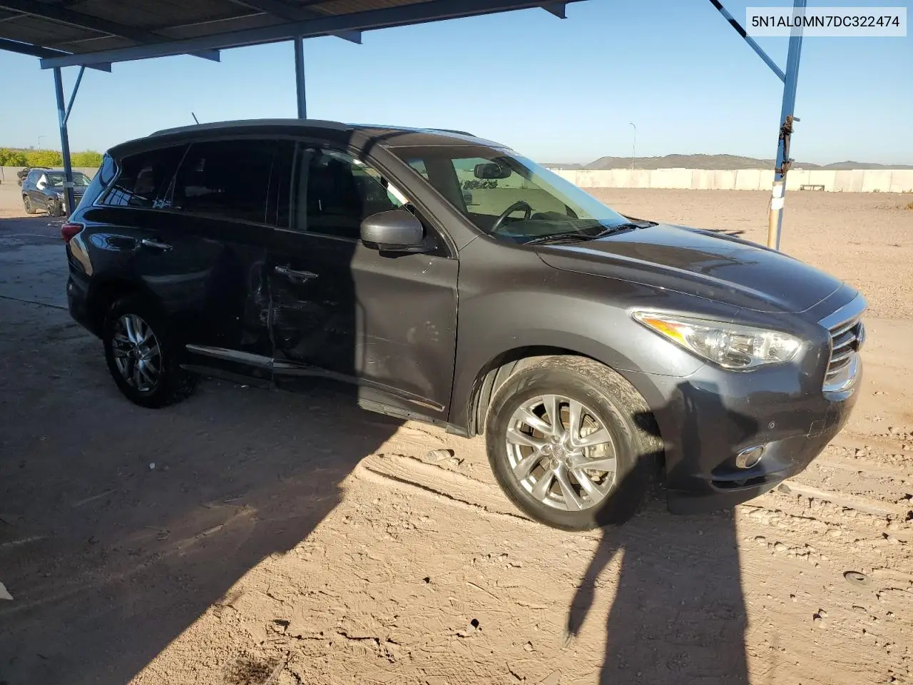 2013 Infiniti Jx35 VIN: 5N1AL0MN7DC322474 Lot: 61959205