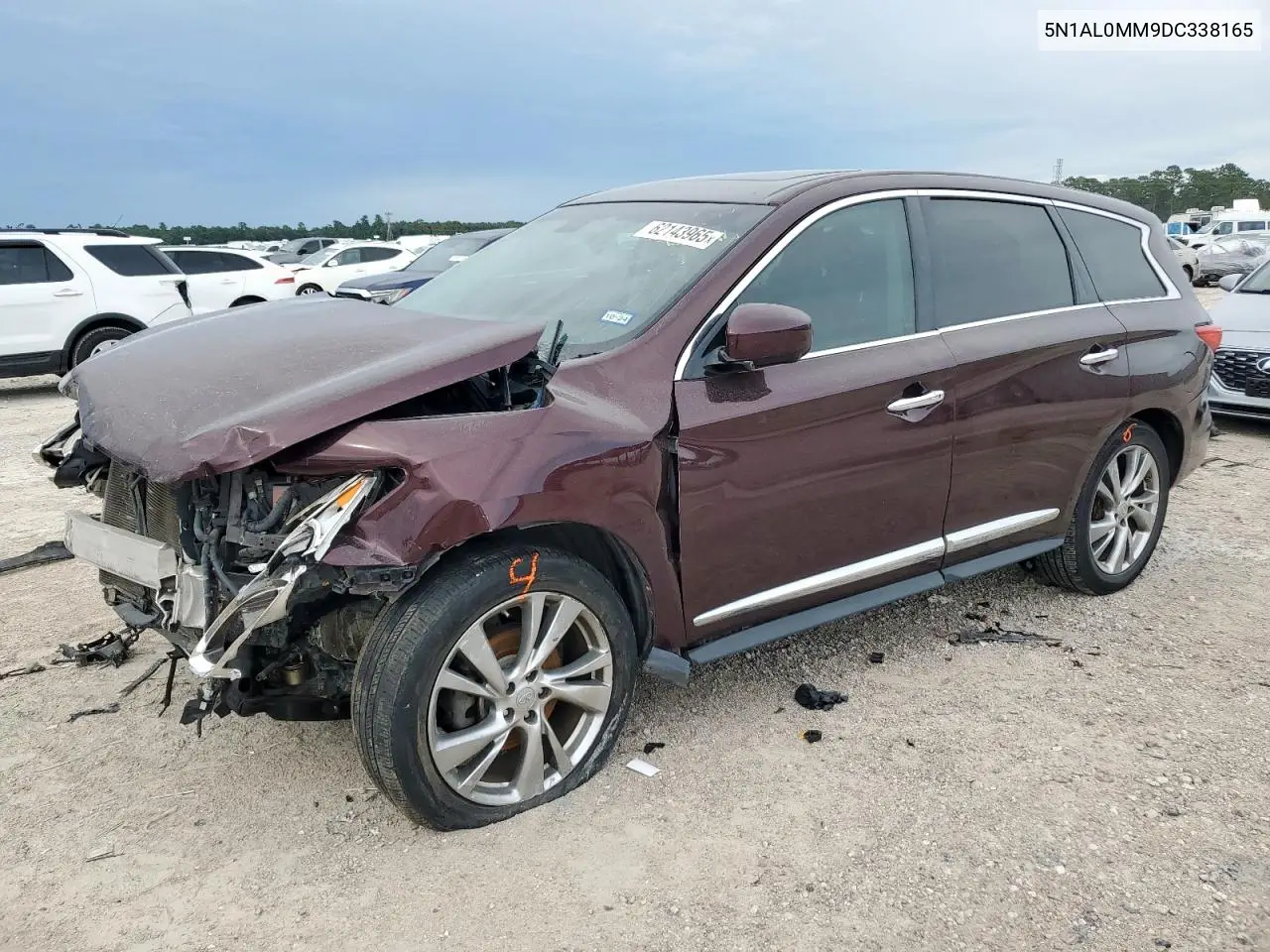 2013 Infiniti Jx35 VIN: 5N1AL0MM9DC338165 Lot: 62143965