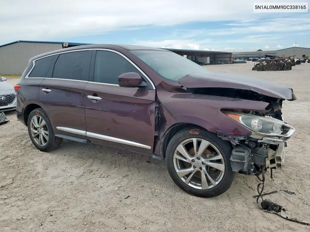 2013 Infiniti Jx35 VIN: 5N1AL0MM9DC338165 Lot: 62143965