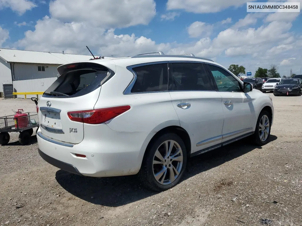 2013 Infiniti Jx35 VIN: 5N1AL0MM8DC348458 Lot: 62217385