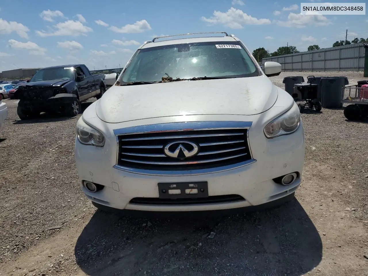 2013 Infiniti Jx35 VIN: 5N1AL0MM8DC348458 Lot: 62217385