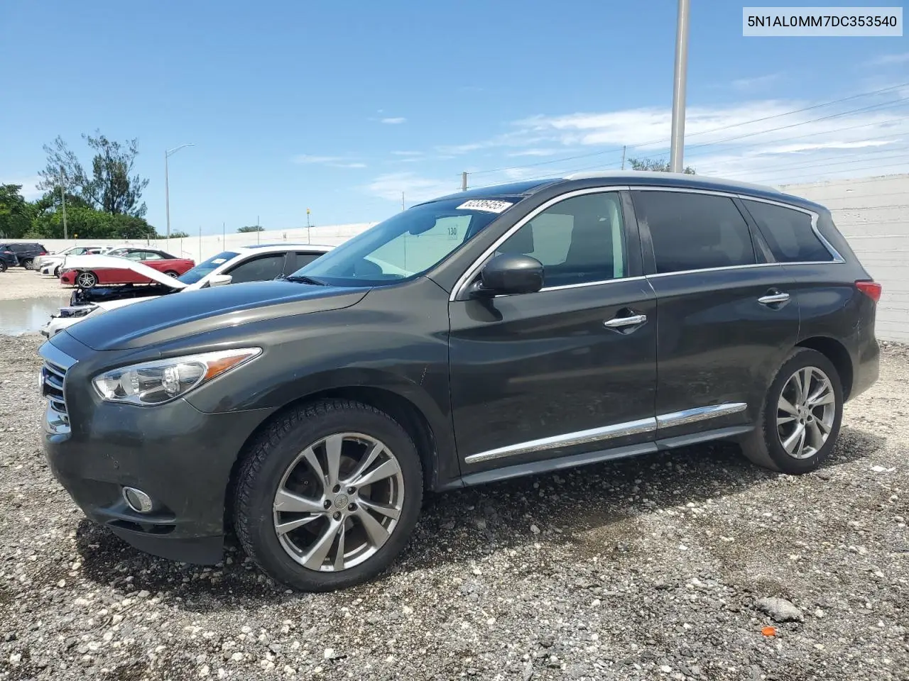 2013 Infiniti Jx35 VIN: 5N1AL0MM7DC353540 Lot: 62336455