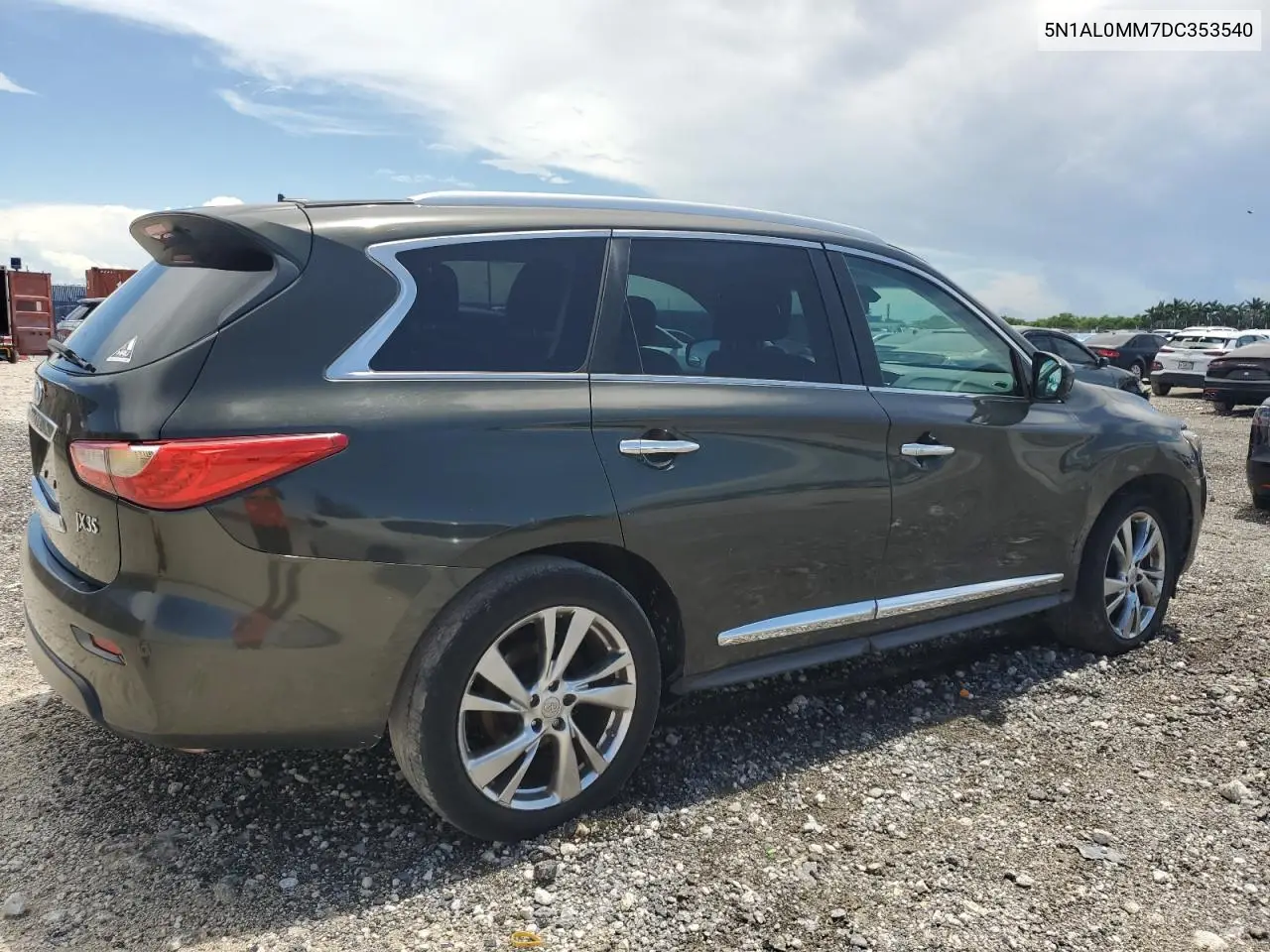 2013 Infiniti Jx35 VIN: 5N1AL0MM7DC353540 Lot: 62336455