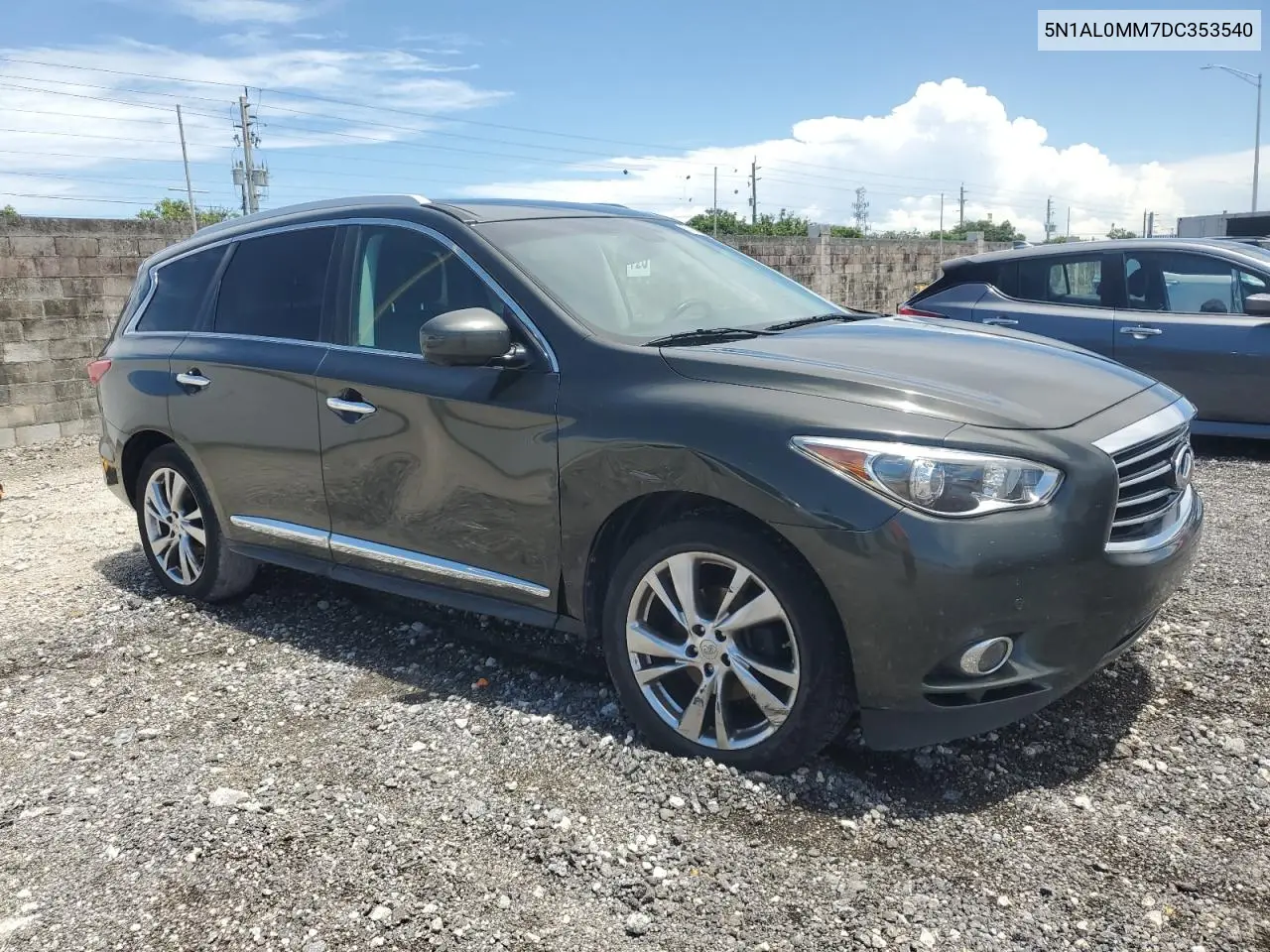 2013 Infiniti Jx35 VIN: 5N1AL0MM7DC353540 Lot: 62336455