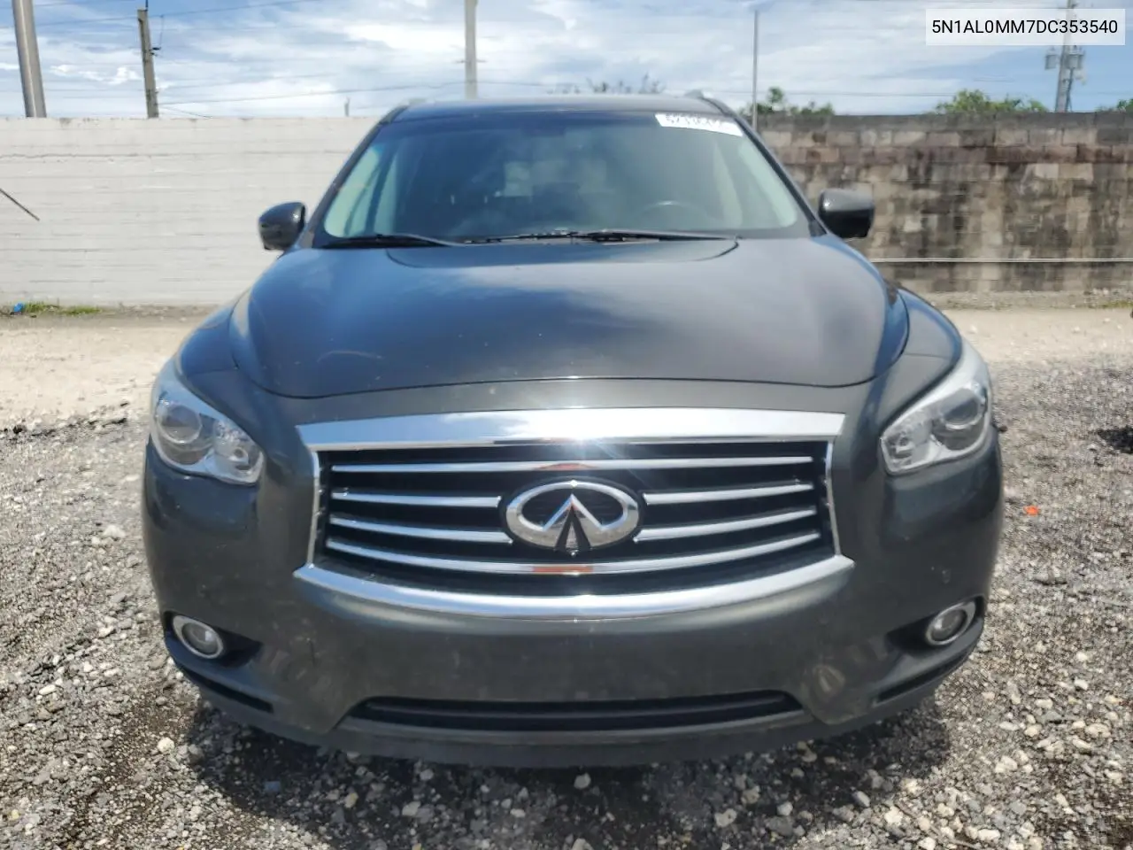 2013 Infiniti Jx35 VIN: 5N1AL0MM7DC353540 Lot: 62336455