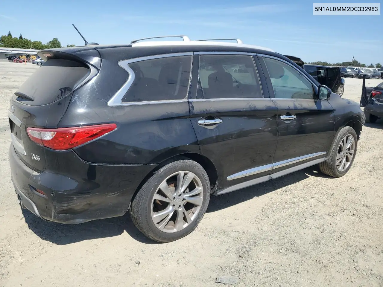 2013 Infiniti Jx35 VIN: 5N1AL0MM2DC332983 Lot: 62525865