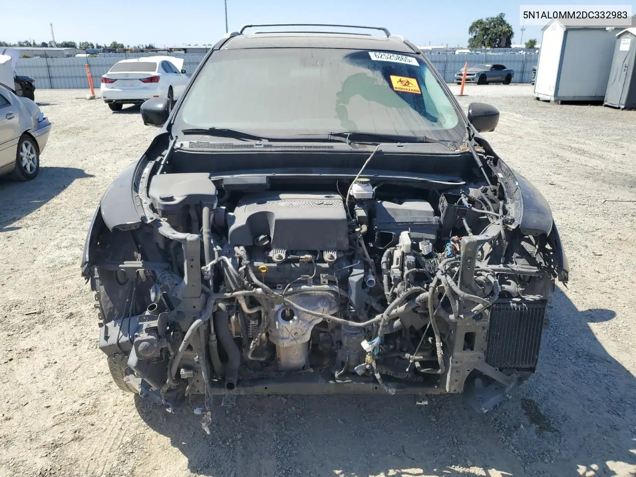 2013 Infiniti Jx35 VIN: 5N1AL0MM2DC332983 Lot: 62525865